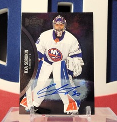 Ilya Sorokin 2021-22 - Base Set Autograph #29 Metal Universe Upper Deck Auto